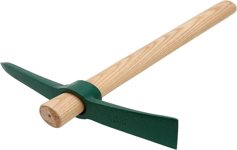 MANCHAP 2 PCS 17.7 Inch Garden Pickaxe Mattock, Small Garden Pick Axe Tool with Hardwood Handle for Gardening, Digging, Cultivating, Camping or Prospecting - Image 5